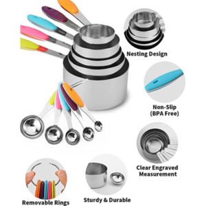 Stainless Steel Measuring Cups Spoons Set and their benefits